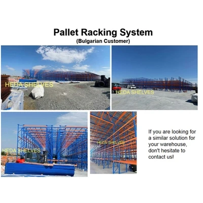 Gran projecte de sistema de palets d'un client búlgar